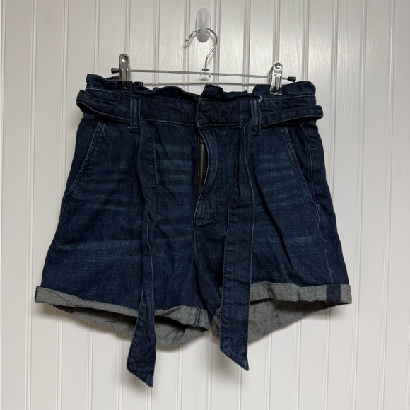 Express Stretchy Women's Denim Shorts with Belt - Picture 1 of 2